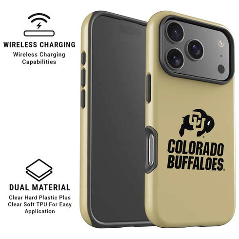 University of Colorado CU Collegiate Text iPhone 17 Pro Magsafe Impact Case