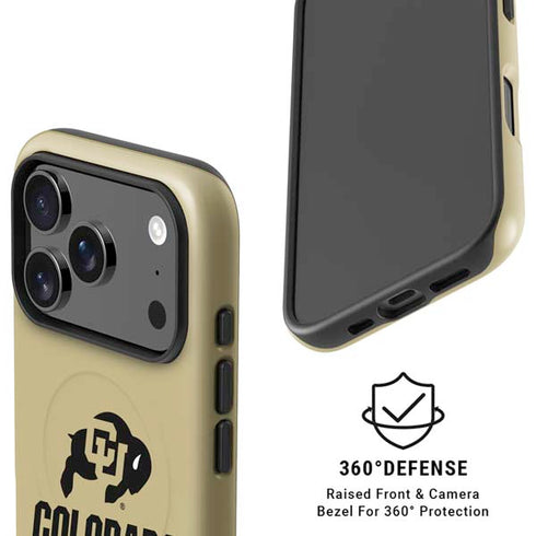 University of Colorado CU Collegiate Text iPhone 17 Pro Max Magsafe Impact Case