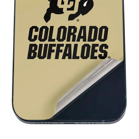 University of Colorado CU Collegiate Text iPhone 17 Pro Skin