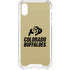 University of Colorado CU Collegiate Text iPhone XS Clear Case