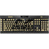 University of Colorado CU Collegiate Text K95 RGB PLATINUM Mechanical Gaming Keyboard Skin