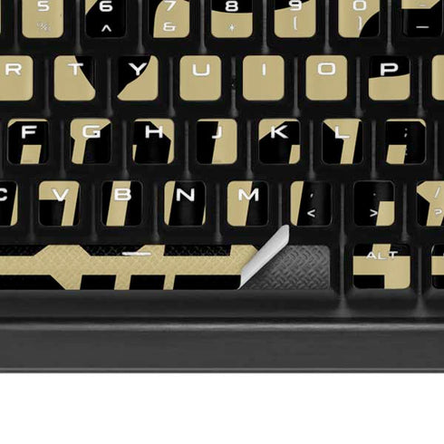 University of Colorado CU Collegiate Text K95 RGB PLATINUM Mechanical Gaming Keyboard Skin