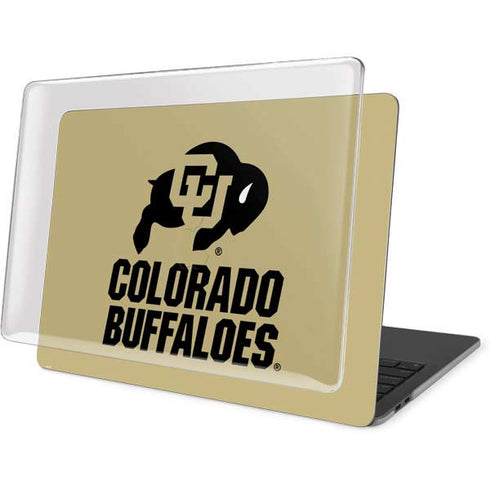 University of Colorado CU Collegiate Text MacBook Pro 15in (2016-19) Case plus Skin