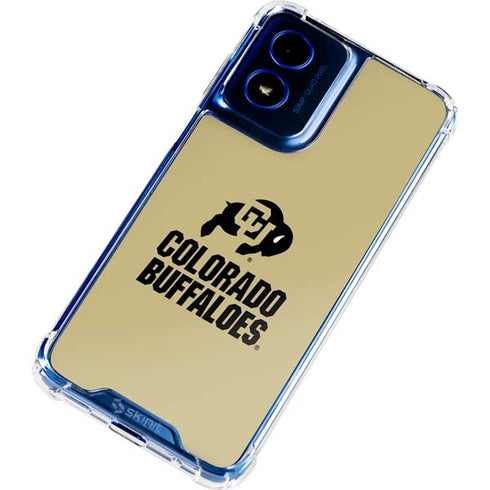 University of Colorado CU Collegiate Text Moto G 5G (2024) Clear Case