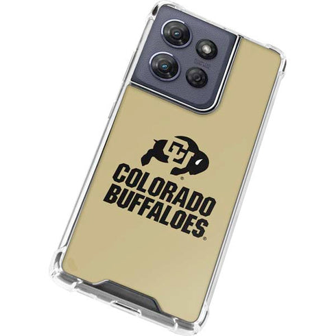 University of Colorado CU Collegiate Text Moto G Power 5G (2025) Clear Case