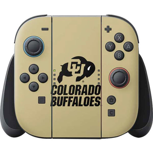University of Colorado CU Collegiate Text Nintendo Switch 2 (2025) Joy-Con Controller Skin