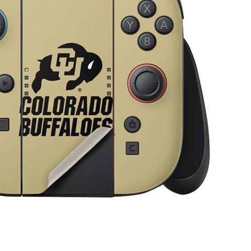 University of Colorado CU Collegiate Text Nintendo Switch 2 (2025) Joy-Con Controller Skin