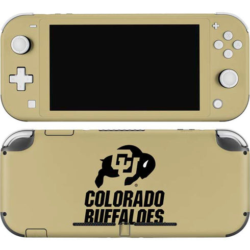 University of Colorado CU Collegiate Text Nintendo Switch Lite Skin