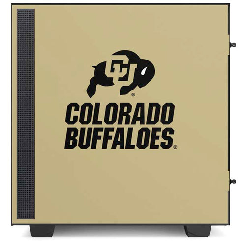 University of Colorado CU Collegiate Text NZXT H510 Compact ATX Mid-Tower Case Skin