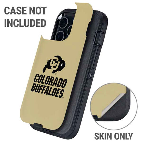 University of Colorado CU Collegiate Text Otterbox Defender iPhone Skin