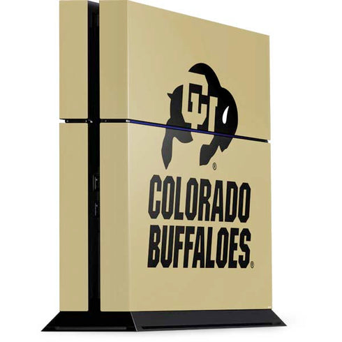 University of Colorado CU Collegiate Text PlayStation PS4 Skins