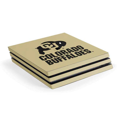 University of Colorado CU Collegiate Text PlayStation PS4 Skins