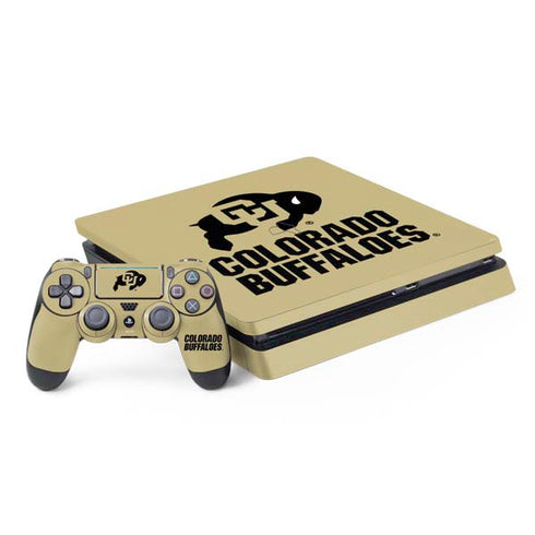 University of Colorado CU Collegiate Text PlayStation PS4 Skins