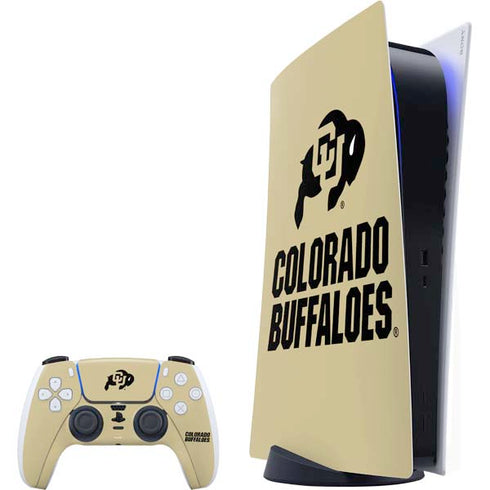 University of Colorado CU Collegiate Text PlayStation PS5 Skins