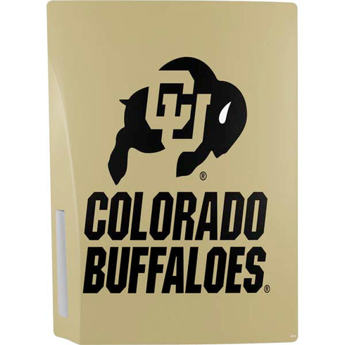 University of Colorado CU Collegiate Text PS5 Console Skin