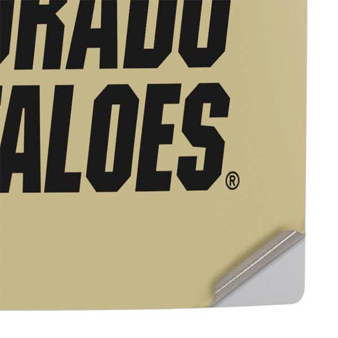 University of Colorado CU Collegiate Text PS5 Console Skin