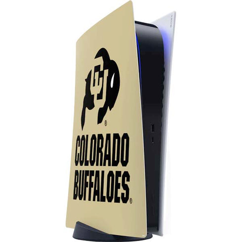 University of Colorado CU Collegiate Text PS5 Digital Edition Console Skin