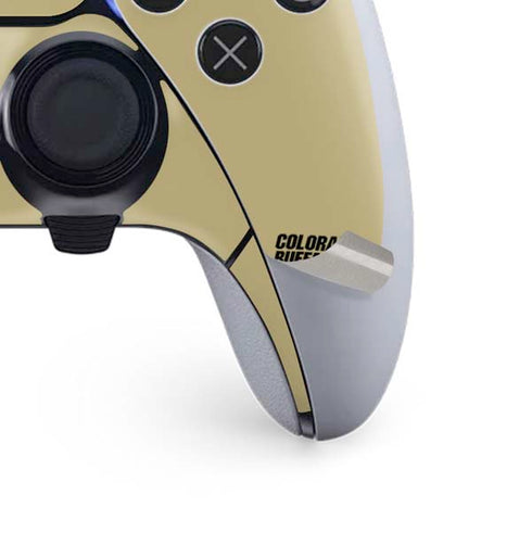 University of Colorado CU Collegiate Text PS5 DualSense Edge Pro Controller Skin