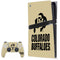 University of Colorado CU Collegiate Text PS5 Pro Bundle Skin