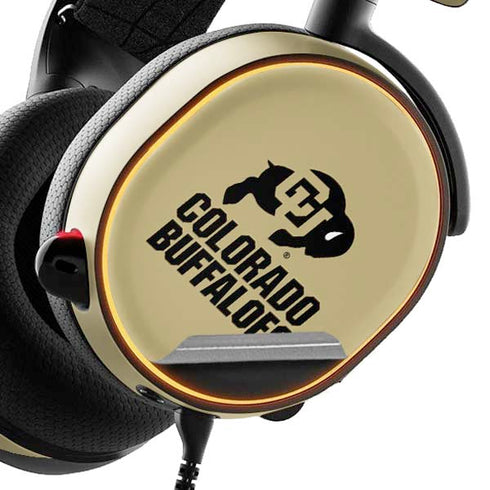 University of Colorado CU Collegiate Text SteelSeries Arctis 3 Skin