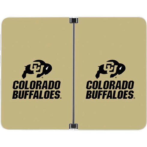 University of Colorado CU Collegiate Text Surface Duo Skin
