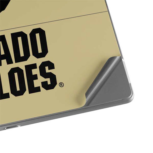 University of Colorado CU Collegiate Text Surface Pro 8 Skin