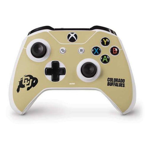 University of Colorado CU Collegiate Text Xbox One Skins