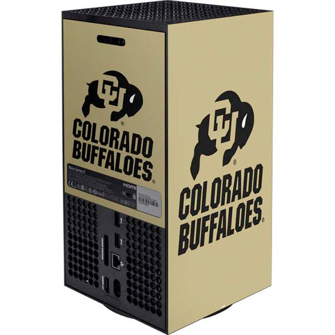 University of Colorado CU Collegiate Text XBox Series X Digital Edition Bundle Skin