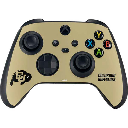 University of Colorado CU Collegiate Text XBox Series X Digital Edition Bundle Skin