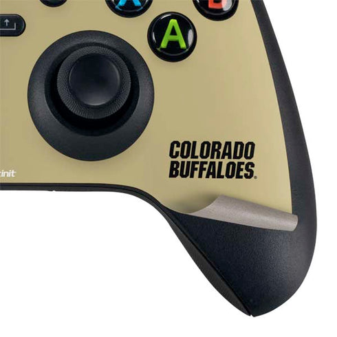 University of Colorado CU Collegiate Text XBox Series X Digital Edition Bundle Skin