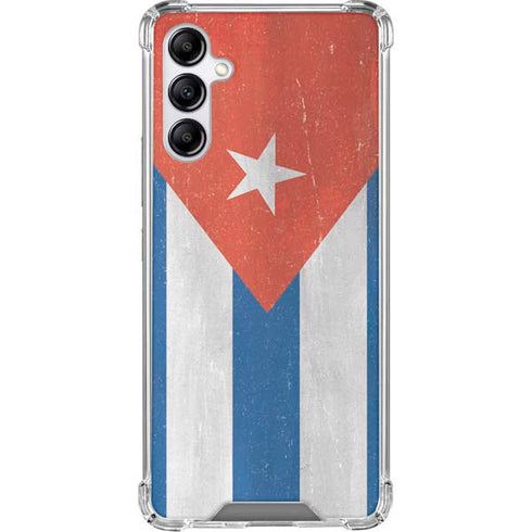Cuban Flag Distressed Gabb Phone 4 Clear Case