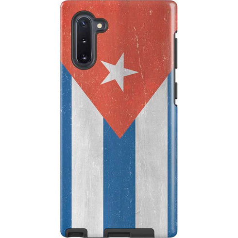 Cuban Flag Distressed Galaxy Cases