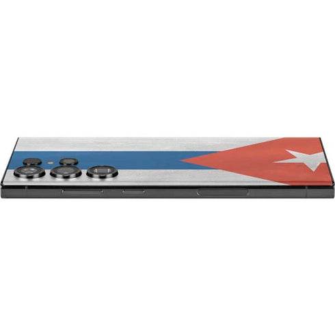 Cuban Flag Distressed Galaxy Skins