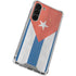 Cuban Flag Distressed Galaxy S24 FE Clear Case