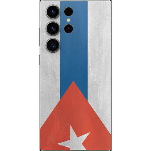 Cuban Flag Distressed Galaxy S24 Ultra Skin