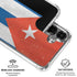 Cuban Flag Distressed Galaxy S26 Clear Case