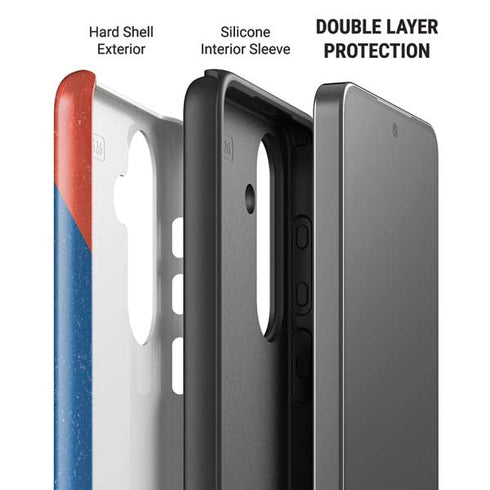 Cuban Flag Distressed Galaxy S26 Plus Impact Case