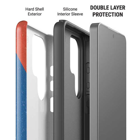 Cuban Flag Distressed Galaxy S26 Ultra Impact Case