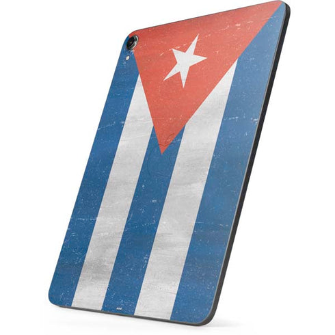 Cuban Flag Distressed Apple iPad Pro Skin