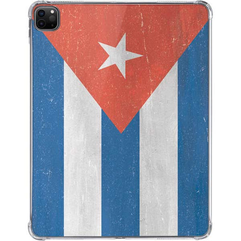 Cuban Flag Distressed iPad Pro 11in (2024) Clear Case