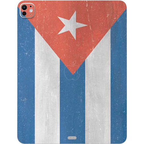Cuban Flag Distressed iPad Pro 13in M4 (2024) Skin