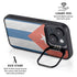 Cuban Flag Distressed iPhone 15 Kickstand Case