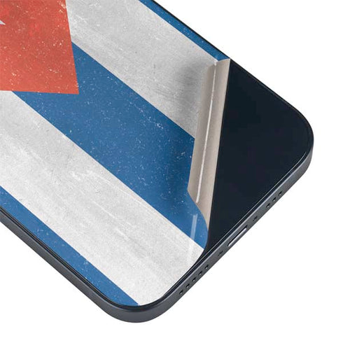 Cuban Flag Distressed iPhone 15 Skin