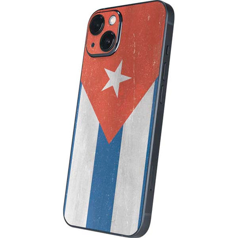 Cuban Flag Distressed iPhone 15 Skin