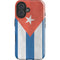 Cuban Flag Distressed iPhone 16 Plus Impact Case