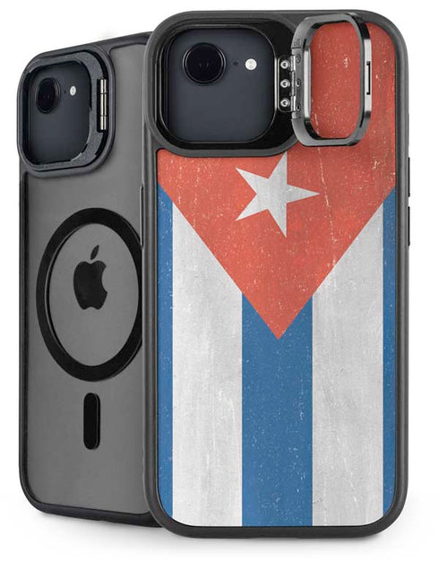 Cuban Flag Distressed iPhone 16e Kickstand Case