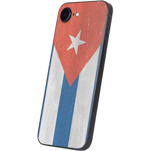 Cuban Flag Distressed iPhone 16e Skin