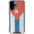 Cuban Flag Distressed iPhone 17 Clear Case