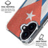 Cuban Flag Distressed iPhone 17 Clear Case