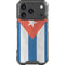 Cuban Flag Distressed iPhone 18 Pro Clear Case